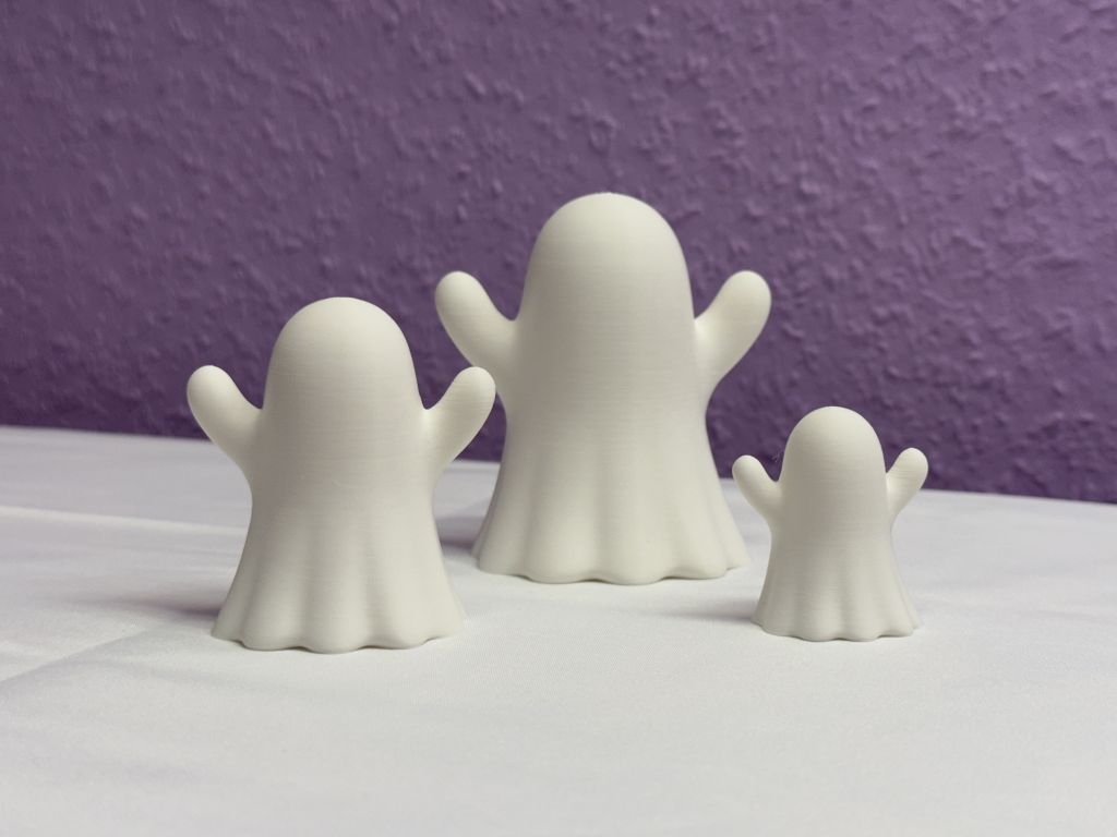 👻 3D-gedruckter Halloween Geist – Dekofigur aus PLA