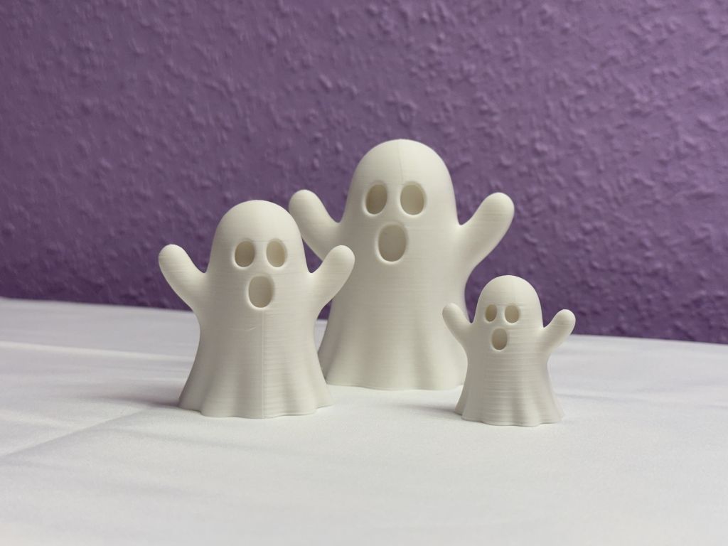 👻 3D-gedruckter Halloween Geist – Dekofigur aus PLA