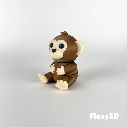 🐾 3D-gedruckter Flexy3D Tier-Schlüsselanhänger