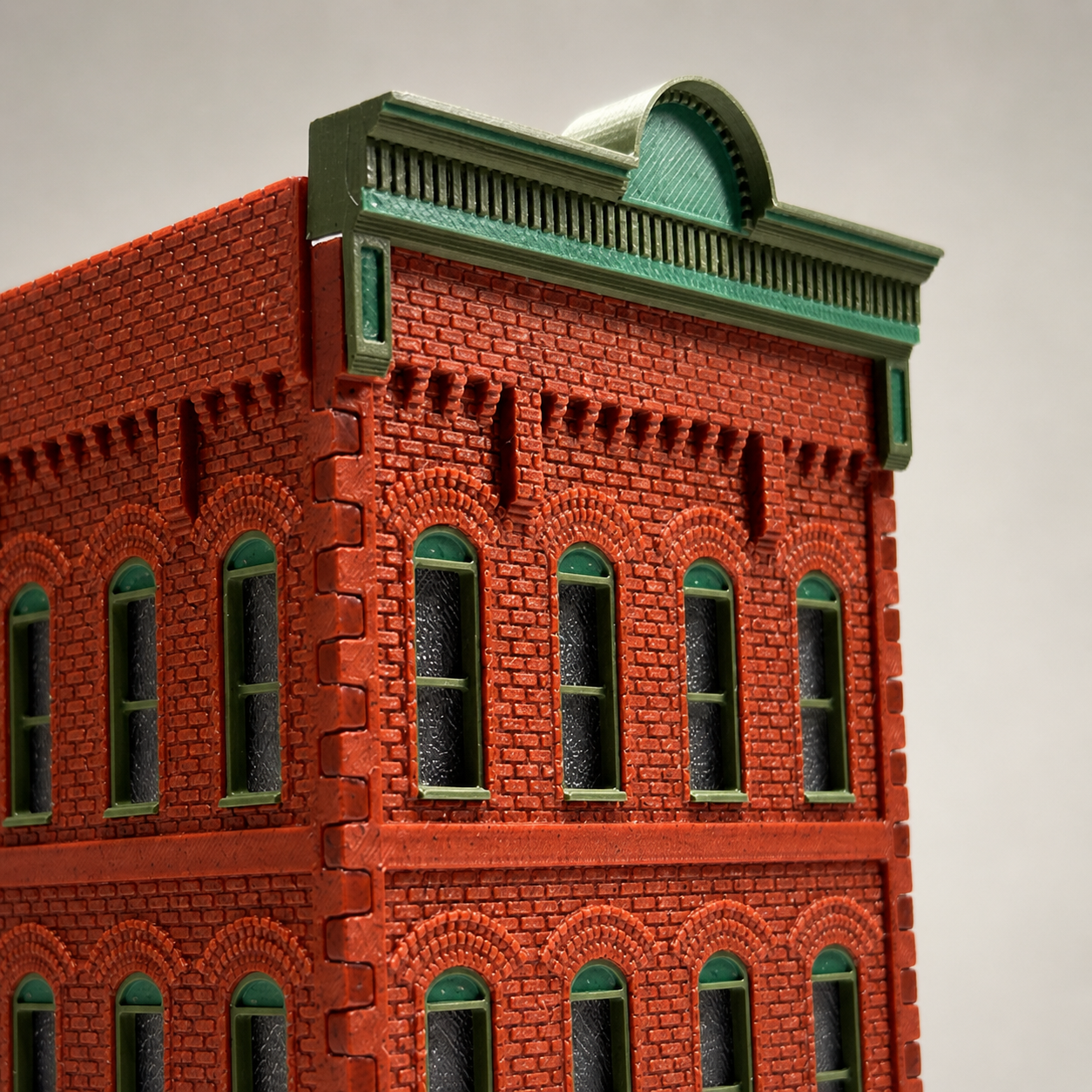 Spencer Building – amerikanisches Stadtgebäude im historischen Backstein-Stil