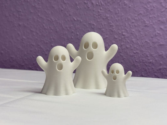 👻 3D-gedruckter Halloween Geist – Dekofigur aus PLA