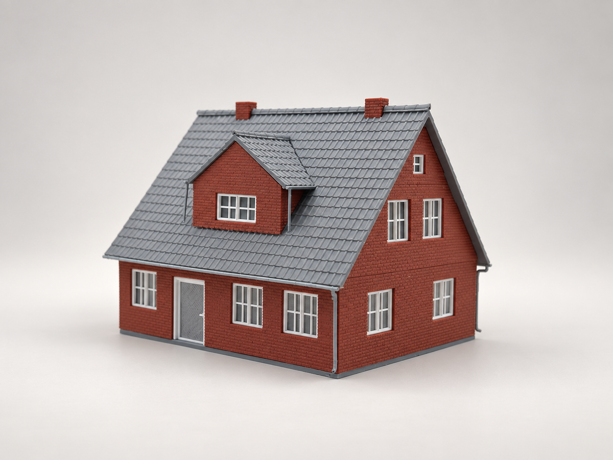 Am Entenforst 3 – Backsteinhaus H0 1:87