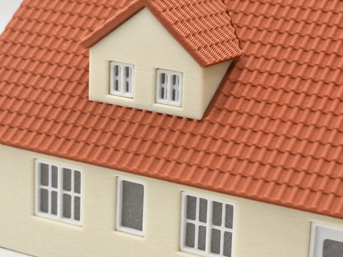 Am Entenforst 2/4 – Doppelhaus mit Gauben | H0 1:87 Bausatz