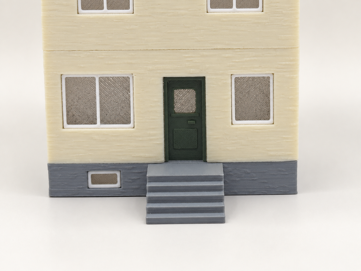 Am Entenforst 9 – Wohnhaus mit Flachdach und Keller H0 1:87