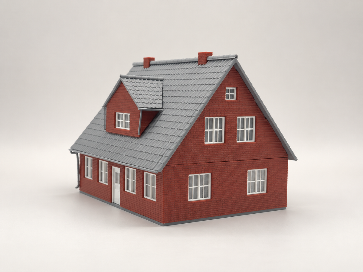Am Entenforst 3 – Backsteinhaus H0 1:87