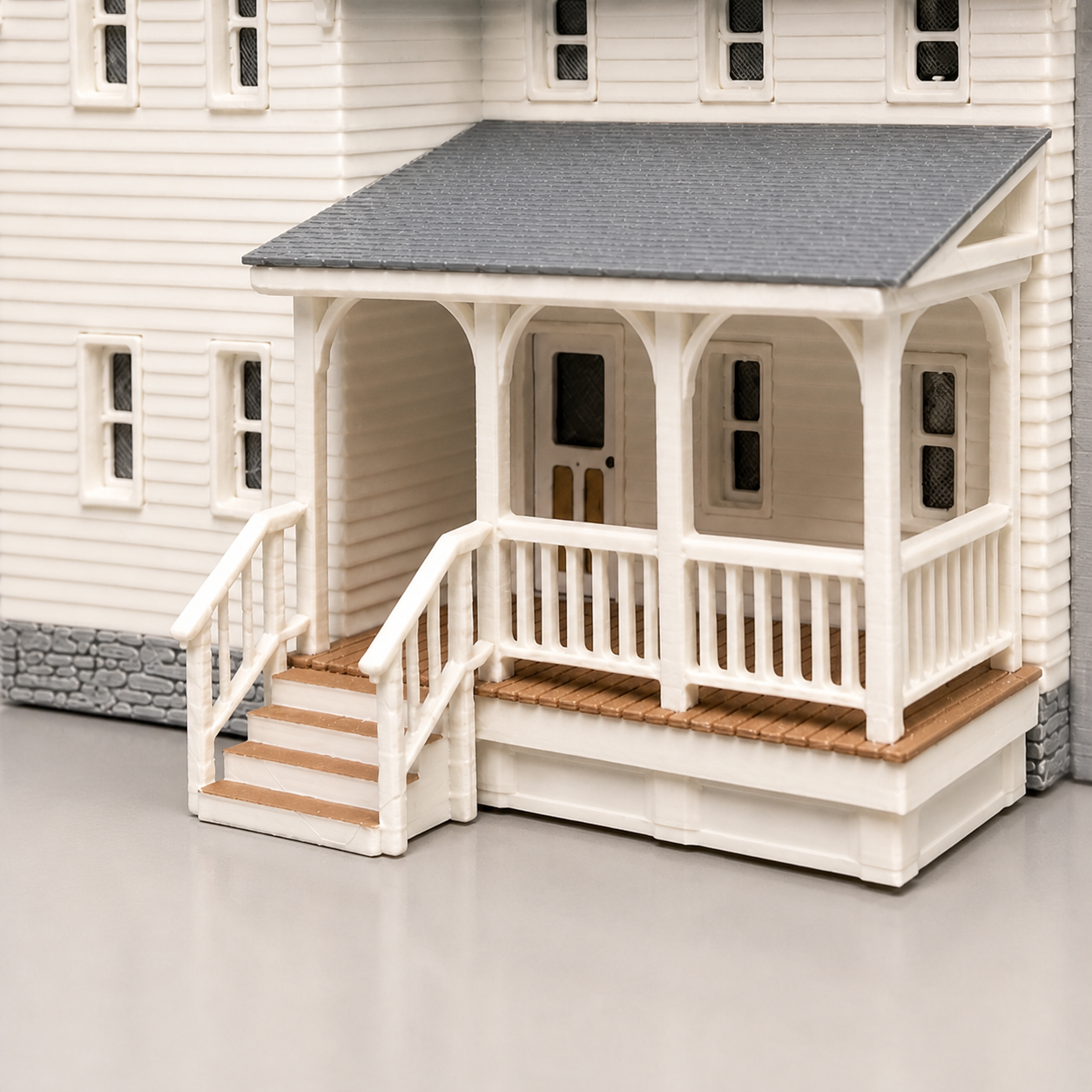 Kleines Landhaus H0 – detailreicher 3D-gedruckter Modellbausatz