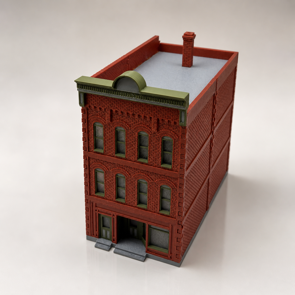 Spencer Building – amerikanisches Stadtgebäude im historischen Backstein-Stil
