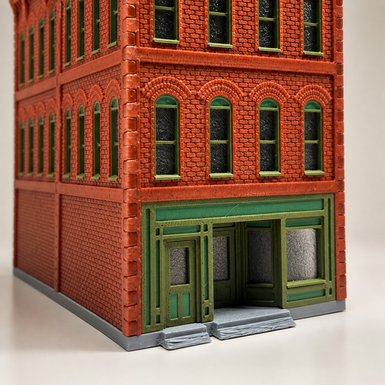 Spencer Building – amerikanisches Stadtgebäude im historischen Backstein-Stil
