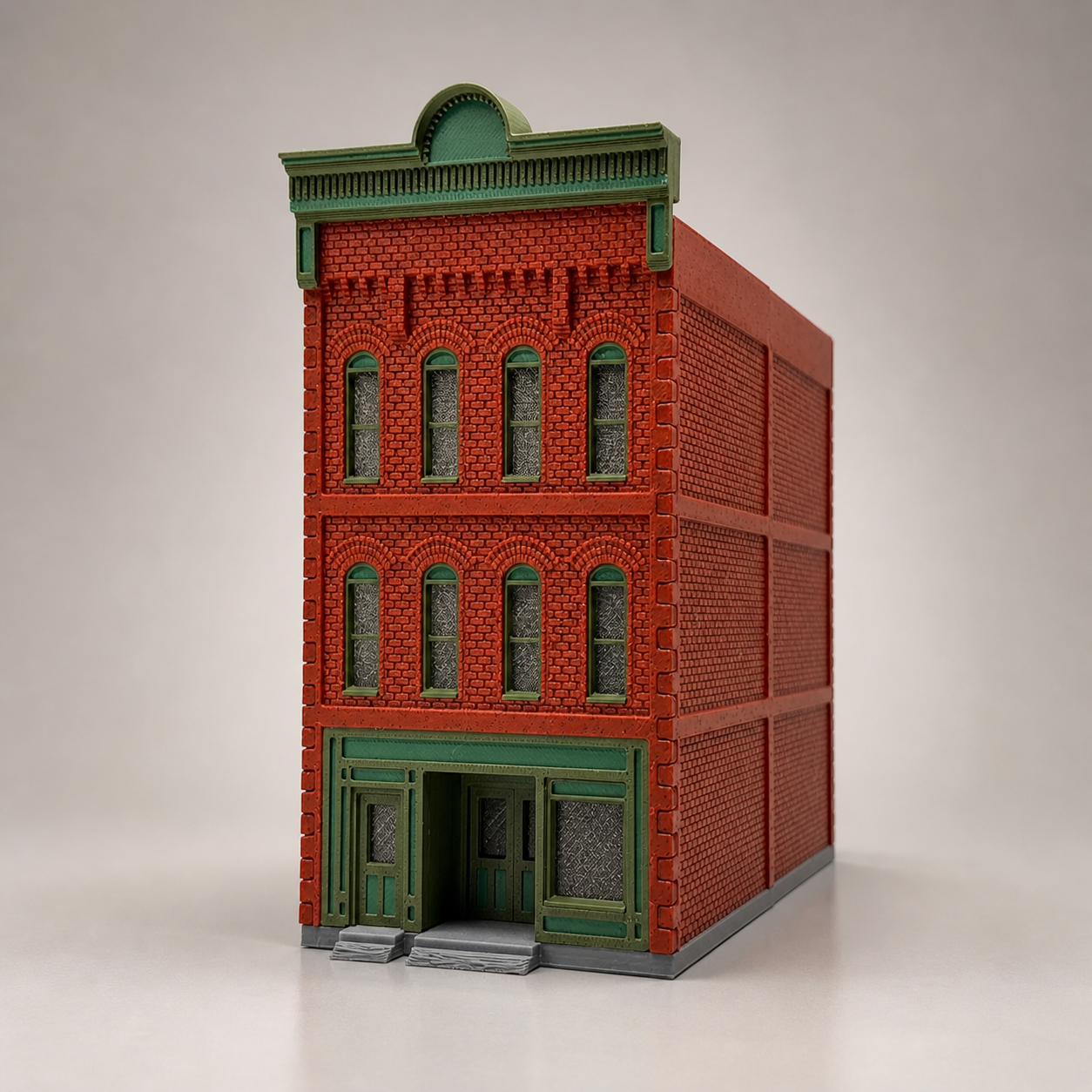 Spencer Building – amerikanisches Stadtgebäude im historischen Backstein-Stil