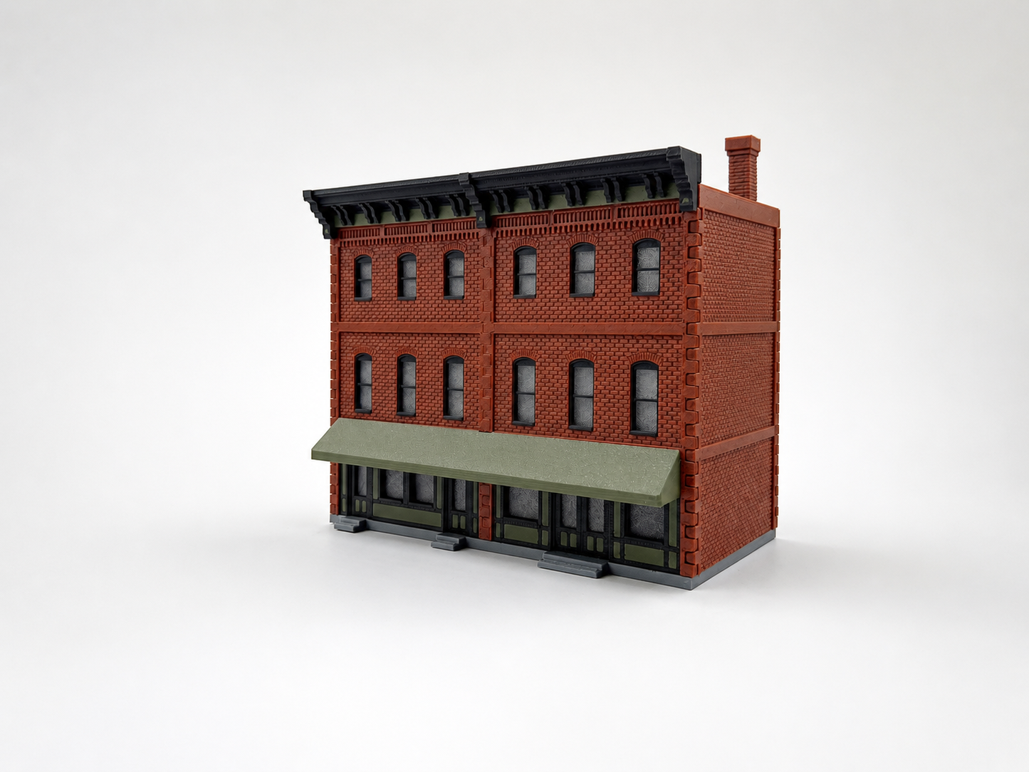 Smaragd Building H0 – Amerikanisches Stadtgebäude als 3D-Druck Bausatz