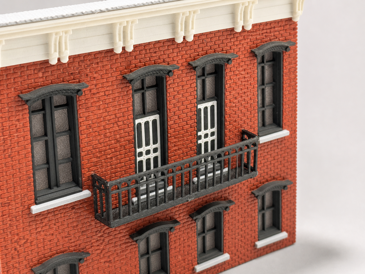 Barber Block 1863 – H0 Modellgebäude als 3D-Druck Bausatz