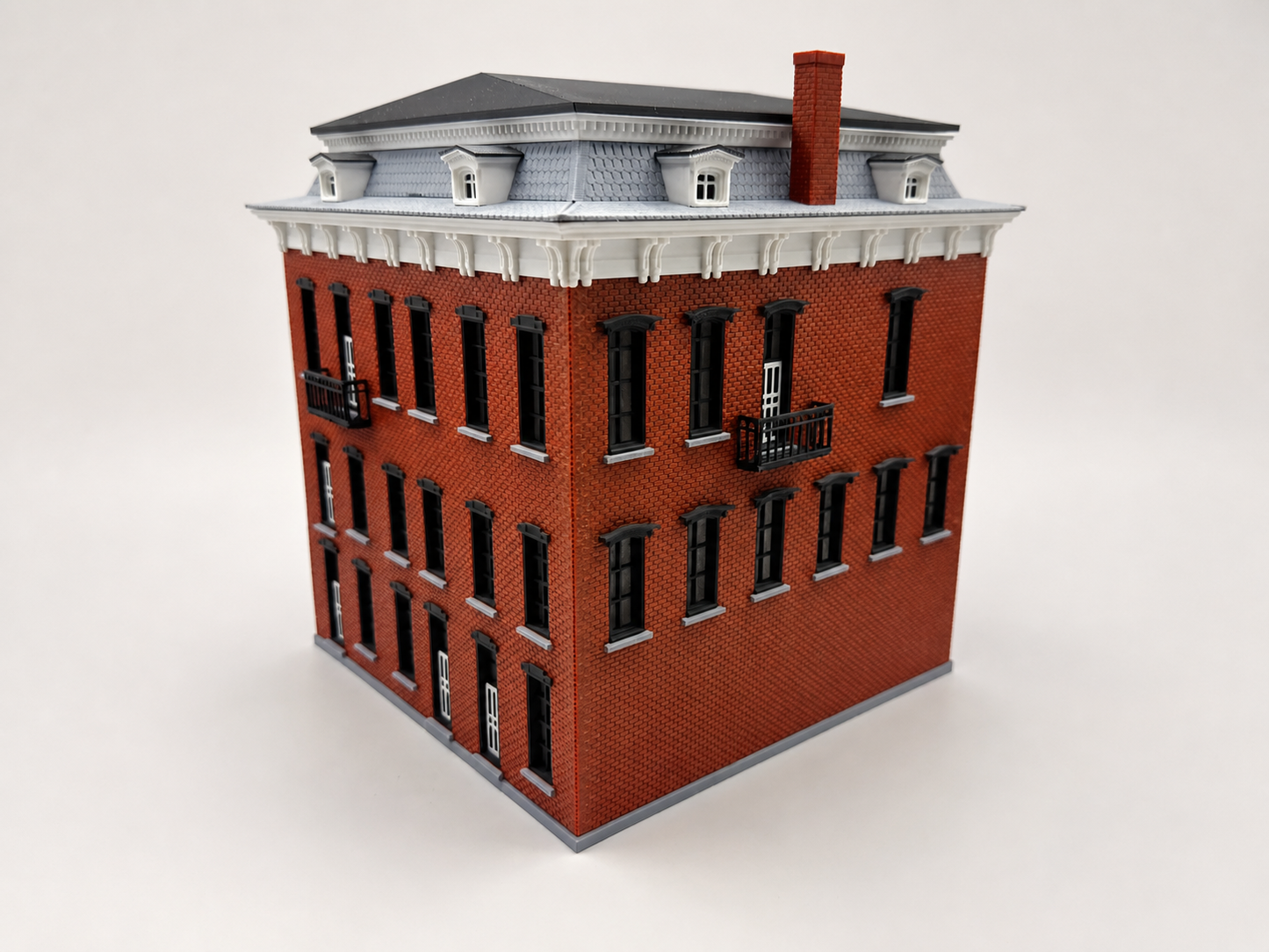 Barber Block 1863 – H0 Modellgebäude als 3D-Druck Bausatz